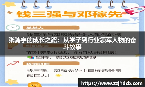 张骋宇的成长之路：从学子到行业领军人物的奋斗故事